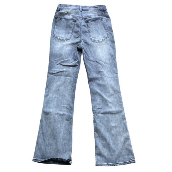 AFRM Huxley Bootcut Jean Womens Sz 32 Grey High Rise Y2K - Picture 7 of 7